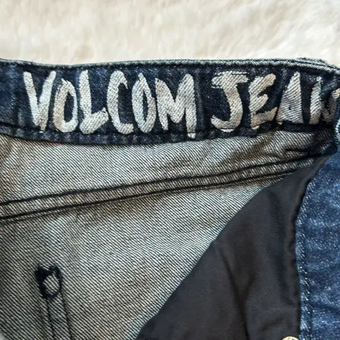 Volcom  High Waisted Denim Cut Off Shorts