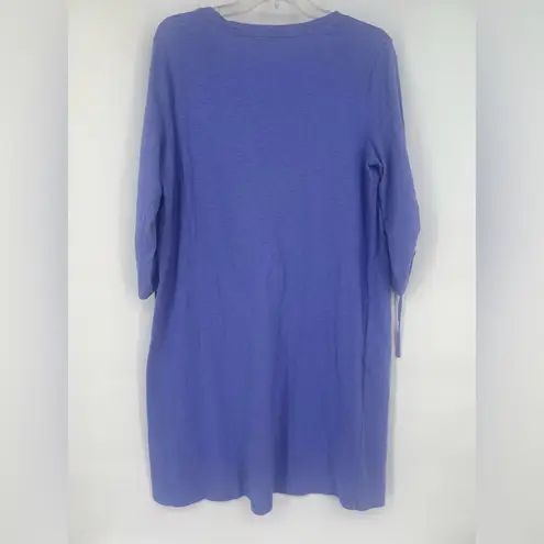 Fresh Produce Blue T-Shirt Dress size Large with pockets