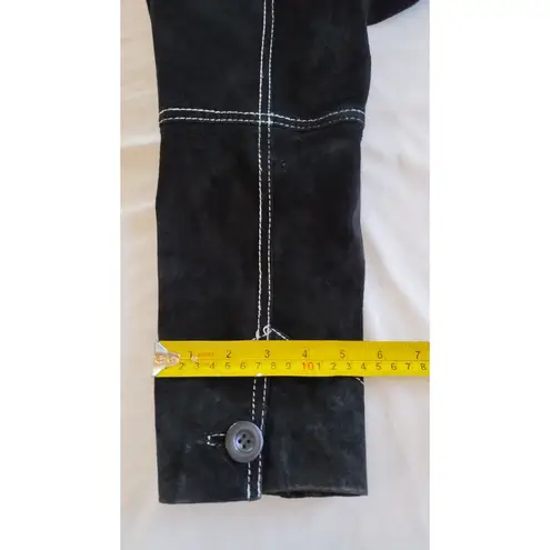 Uniform John Paul Richard leather Black Retro jacket Size 14