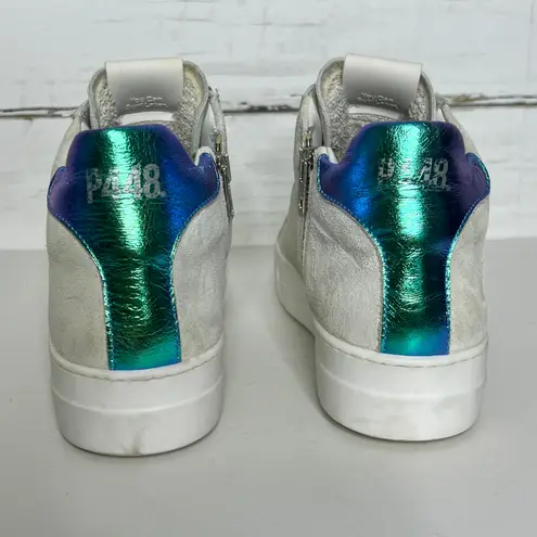 P448 Thea Mid Glim Suede Sneakers Shoe Size 9.5