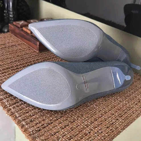 Bella Luna denim closed toe high heels size 10