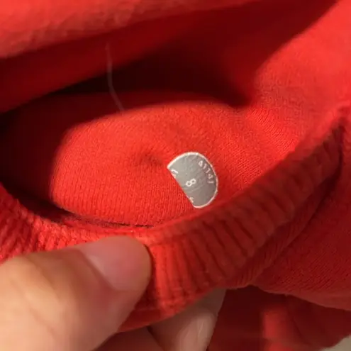 Lululemon  - FULL ZIP SCUBA HOODIE SWEATER WWIMENS SIZE 8 RASPBERRY PINK - Image 5