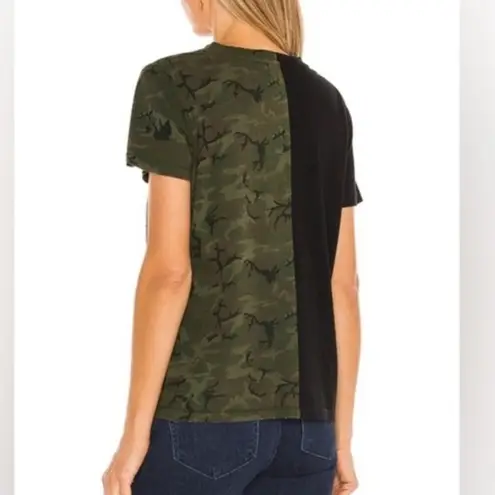 n:philanthropy Camouflage Black and Green Short Sleeve Tee