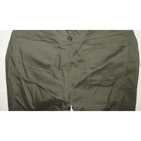 prAna New NWT Womens 6 Kayla Jeans Denim Dark Green Evergreen Stretch 28 X 32