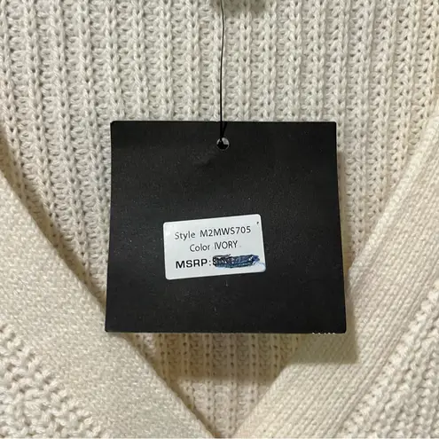 Marc New York NEW Andrew Ivory Sweater Size Medium Cardigan Acrylic cropped