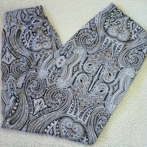 Cynthia Rowley  paisley joggers size small