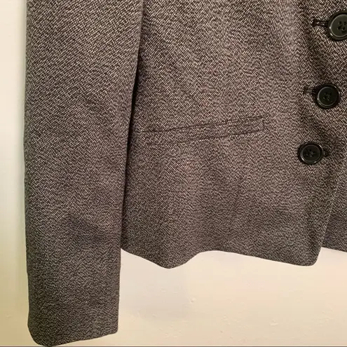 East 5th 4 Button Blazer Charcoal Gray Stretch