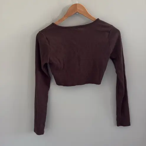 Garage  Ribbed‎ Long Sleeve Top