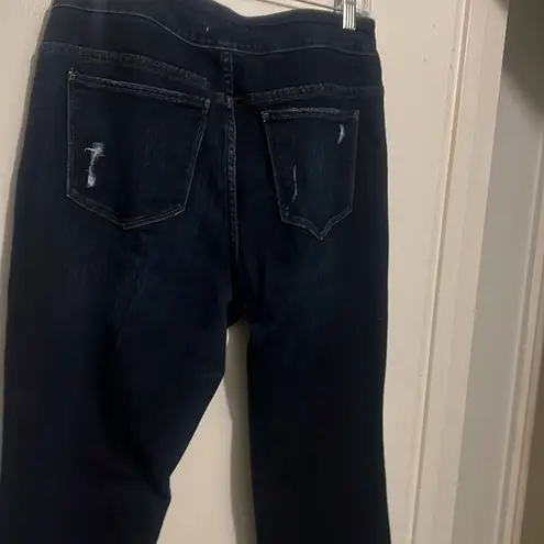 Westbound the Park Ave Denim Mid Rise Straight Leg Pull-On Jeans Size 10 petites