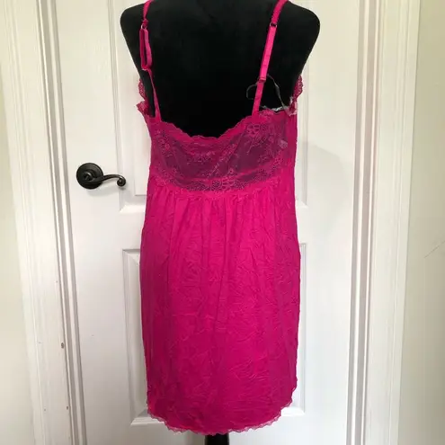 Inc International Concepts Women's Night Gown Lace Lingerie Pink Size XL NWT