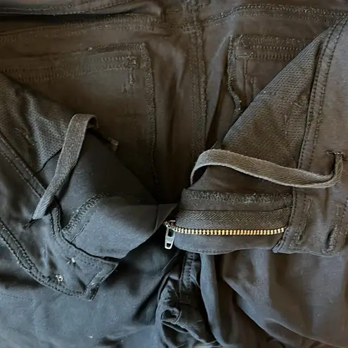 prAna Halle Roll Up Hiking Pants Size 8 Black