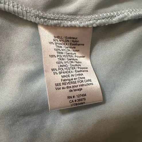 Heartloom light blue lace long sleeve top size S