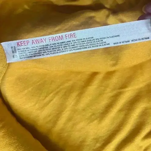 NEW Free People FP Movement Adventure Awaits Gold Coat Removable Hood Size S