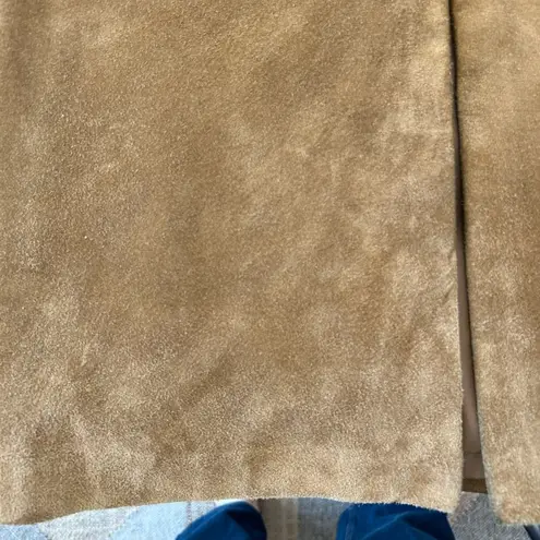 Kate Hill Tan Suede Maxi Skirt