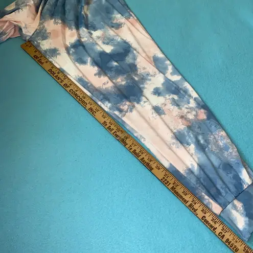 ANY BODY joggers lightweight elastic waistband drawstring pink blue NEW size M Size M