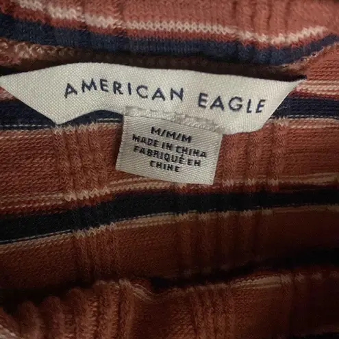 American Eagle AE  Knit Ribbed Striped Tank Dress Small