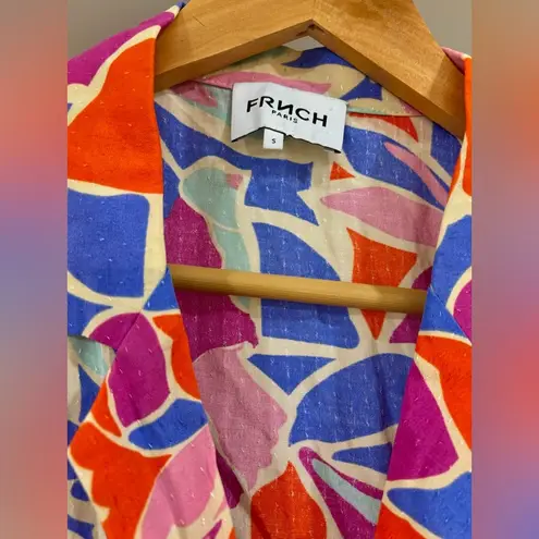 FRNCH Chelly Short Sleeve Bowling Shirt NWOT from