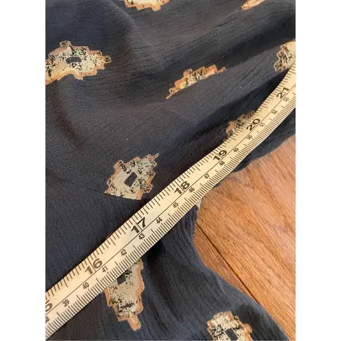 Fat Face Uk boho tassel detail blouse size 2 White