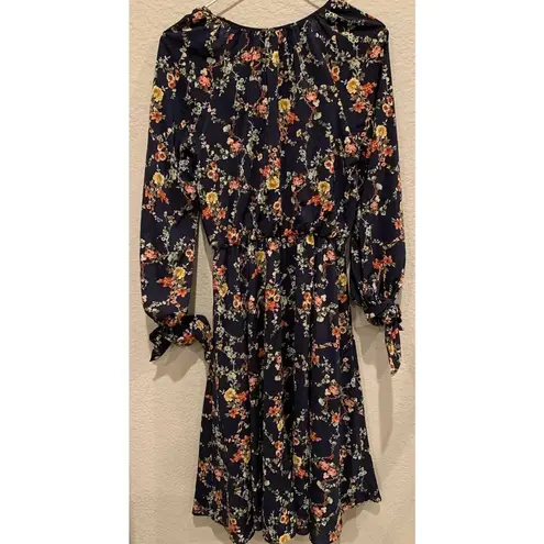 Gal Meets Glam Bonnie Floral Print Blouson dress Size 2
