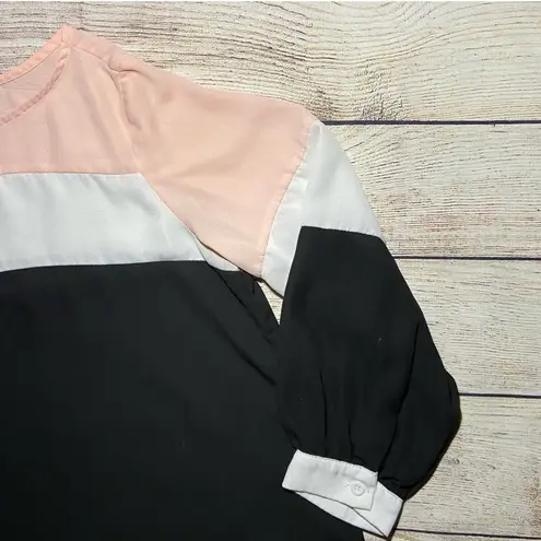 SheIn | Stripe Dressy Half Arm Blouse