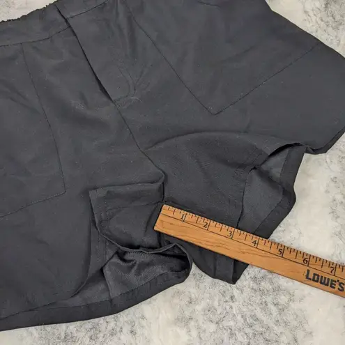 Swimsuits For All New Cargo Swim Shorts Bottoms Size 8 Black Bathing Suit Lined