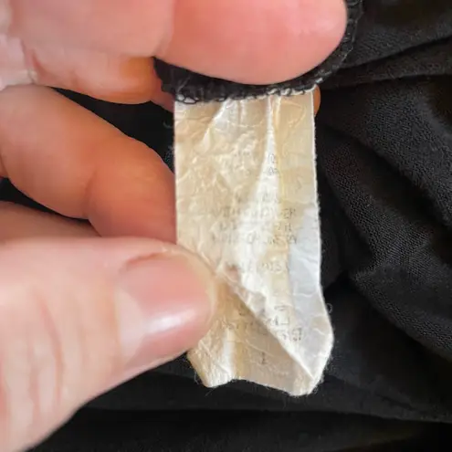 Y2K Du North Designs Floral Raglan Top Long Sleeve Black Comfy Casual Size L Size L