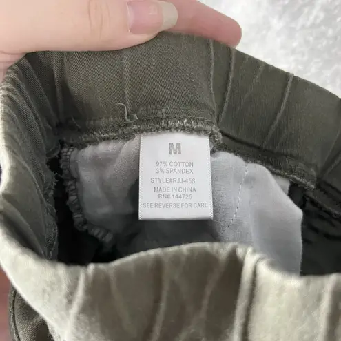 American Bazi Olive Green Distressed Jogger Pants - Size M