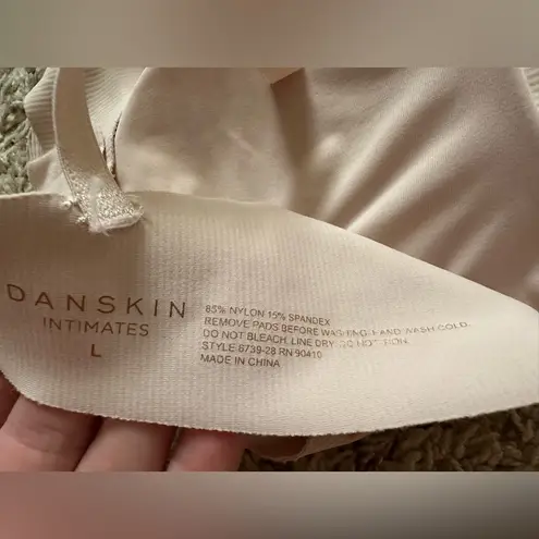 Danskin  Intimates Lace Bra, Removable Pads, Size : Large Pink - Image 6