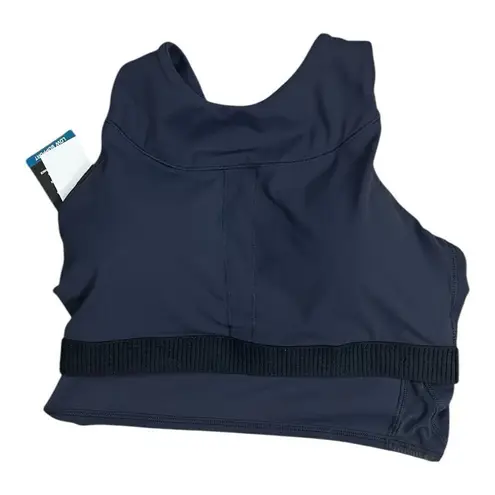 Avia Avía grey Crop Sports Bra Size M(D-DD) Low Support Removable Pads Built In Bra