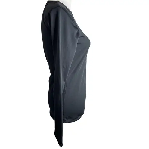 Cuddl Duds ClimateRight by Women's Grid Long Sleeve Crewneck Thermal Top