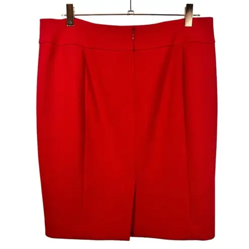 Ann Taylor Ann‎ Taylor Wool Blend Pencil Skirt Red 12P