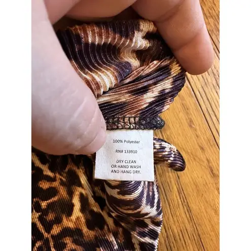 Show Me Your Mumu NWT  Shorts Womens Leopard Print Carlos Swing Ribbed Pull On XS