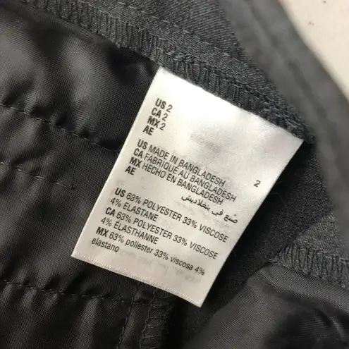 Bar III  Womens Dress Pants Skinny Suit Separates Stretch Gray Size 2