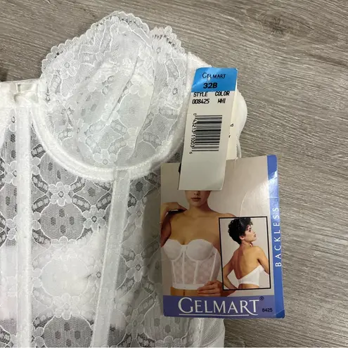 American Vintage vintage white lace corset by gelmart size 32B Y2K/2000s era new with tags