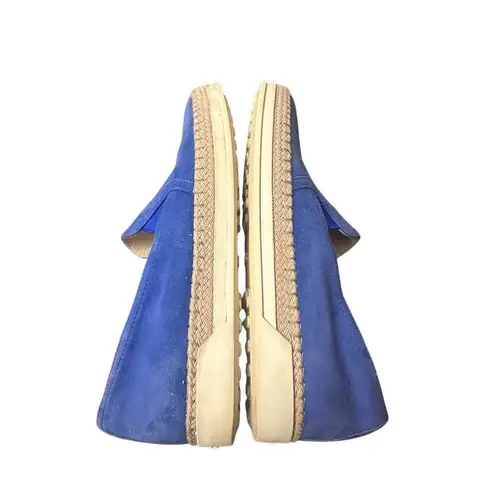 TODS Suede Espadrilles Size: EU38,US 7.5 Blue