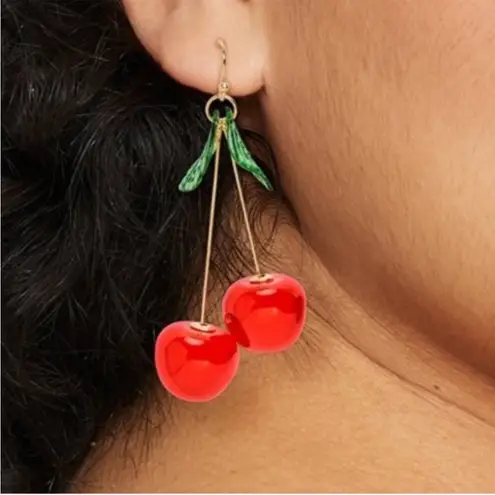 New Cherry Dangle Earrings