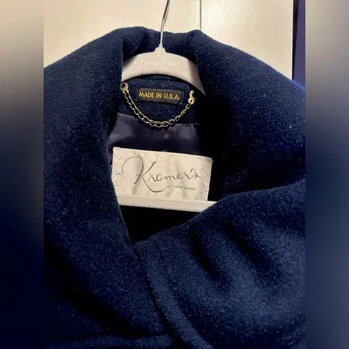 Kramer’s of New Haven Vintage 100% Wool Peacoat USA Made Blue Size undefined