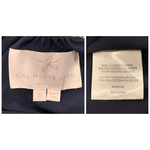 Gal Meets Glam Bonnie Floral Print Blouson dress Size 2