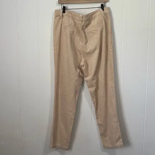Kut From The Kloth  Ivory Cream Corduroy‎ Pants Straight Leg 12