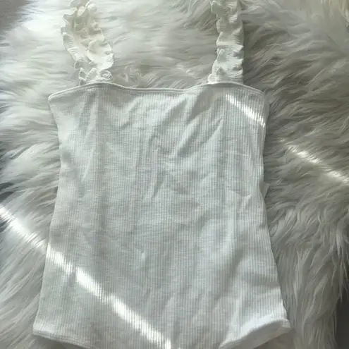 Wishlist ✨HP✨Totally Irresistible Ribbed Ruffle Bodysuit✨