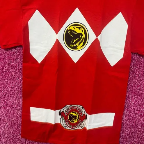 Tyrannosaurus Rex Red Power Ranger Costume Hasbro Tee M