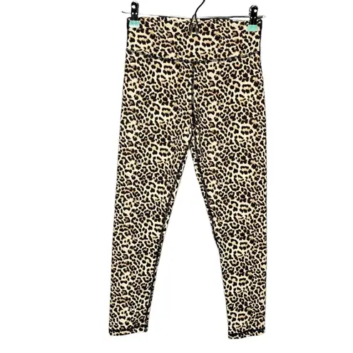 Zyia Active Leopard Brilliant Scrunchy What Hi Rise Leggings Size 6-8