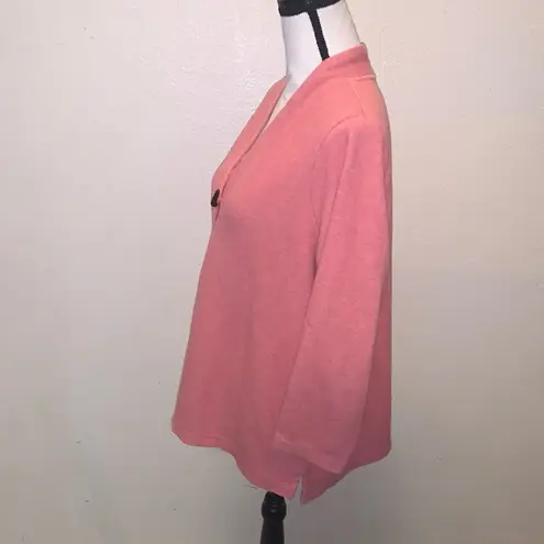 Croft & Barrow  Faded Red V-Neck Long Sleeve Sweater Woman’s 1X