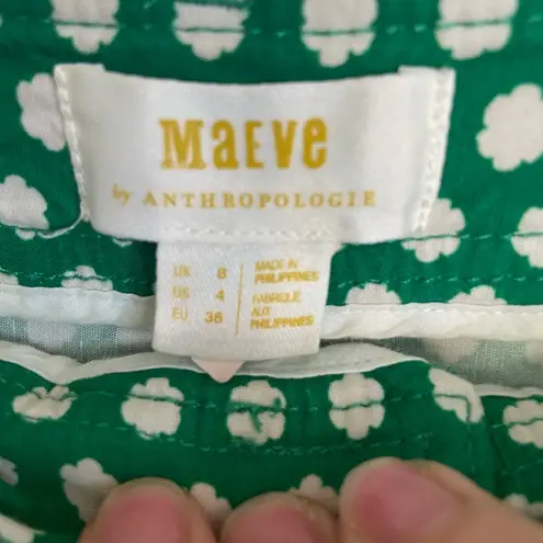 Maeve Colette Cropped Wide-Leg Pants SZ 4