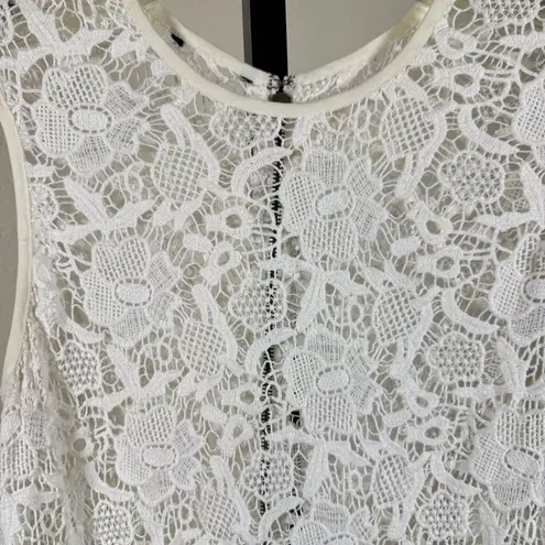 Cottagecore Lace Top Soft Girl Romantic Festival Vintage Inspired Blouse Medium White