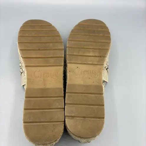 Circus by Sam Edelman Snakeskin Espadrille Slip On Shoes Women’s 9