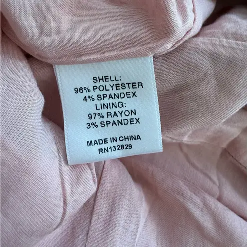 Majorelle REVOLVE Bria Dress Pink Mauve Faux Suede Sweetheart Puff Sleeve Small