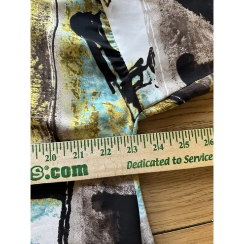 IC by Connie K Shirt Women Sz Small Asymmetrical Artsy Modern Designer City NWT