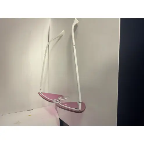 Womens Pink Cat Eye Gothic Metal Rim Retro Design Sunglasses Pink