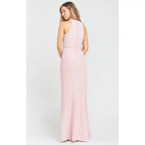 Show Me Your Mumu  Chicago High Neck Gown in Vintage Rose Stretch M